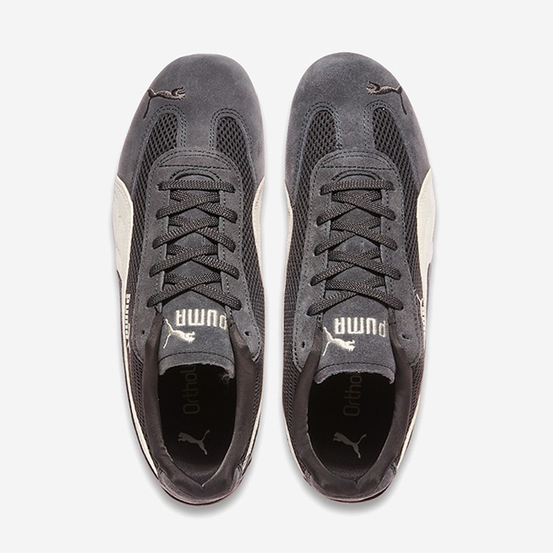 Puma Speedcat Suede Mesh PKI40437001 Dusky Gray White Mens Womens Shoes image 3
