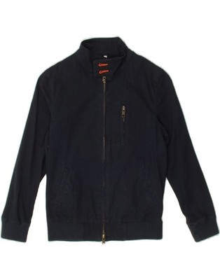 SUN68 Jungen Bomberjacke 7-8 Jahre dunkelblau Baumwolle PY11