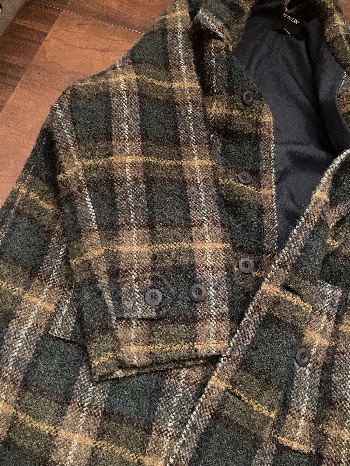 Howlin' Men’s Lost in Space Overcoat size XL image 7