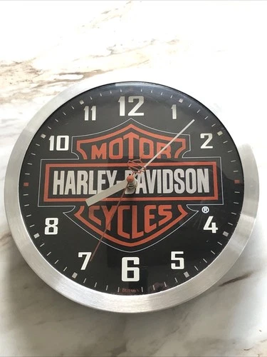 HARLEY DAVIDSON. BULOVA Wall Clock. 2004. Never Used