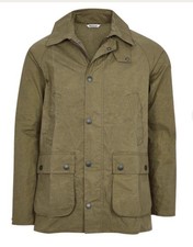 Barbour SL Bedale Unlined Light Green Size 40  White Label Non-wax Jacket