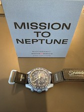 Swatch X Omega Mission To Neptune - Bioceramic Speedmaster Moonswatch Pre Owned