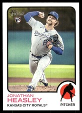 Jonathan Heasley 2022 Topps Heritage #713 Royals MLB READ FREE SHIP AutographDen