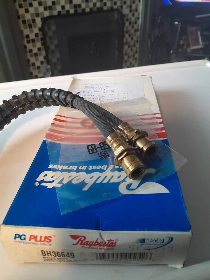 pair ford torino front brake hoses — 第 2/4 张图片