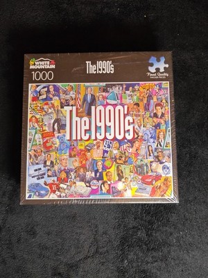 White Mountain Puzzles Die 1990er 1000 Stück Puzzle Neu & Versiegelt