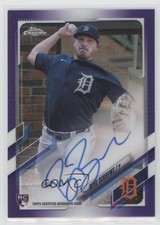 2021 Topps Chrome Rookie Purple Refractor 54/250 Beau Burrows #RA-BB Auto 0a17