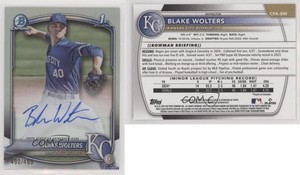 2025 Bowman Chrome Prospect Auto Refractor /499 Blake Wolters #CPA-BW Auto
