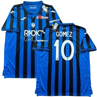 2019/20 Atalanta Home Jersey #10 Papu Gomez 3XL (fitted) Joma Soccer Serie-A Kit