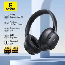 Baseus EH10 NC ANC Wireless Headphones 45dB Adaptive Hybrid Noise Cancelling Hea