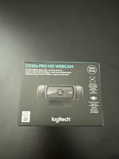 Logitech - C920s Pro 1080 Webcam with Privacy Shutter - Black