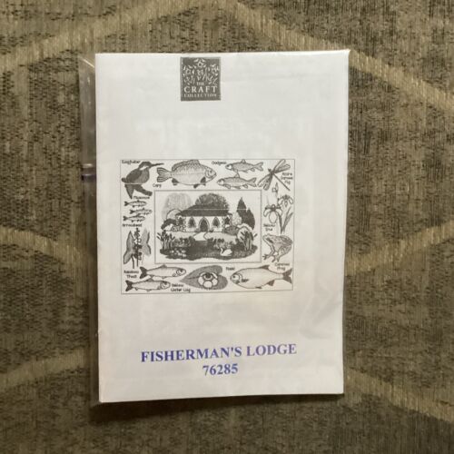 The Craft Collection, Cross Stitch,Fisherman’s Lodge (76285)