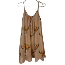 Show Me Your Mumu - Frida Bullhead Trapeze Mini Dress size small