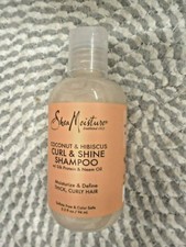 SHEA MOISTURE COCONUT HIBISCUS CURL SHINE SHAMPOO THICK,CURLY HAIR 3.2 OZ 8