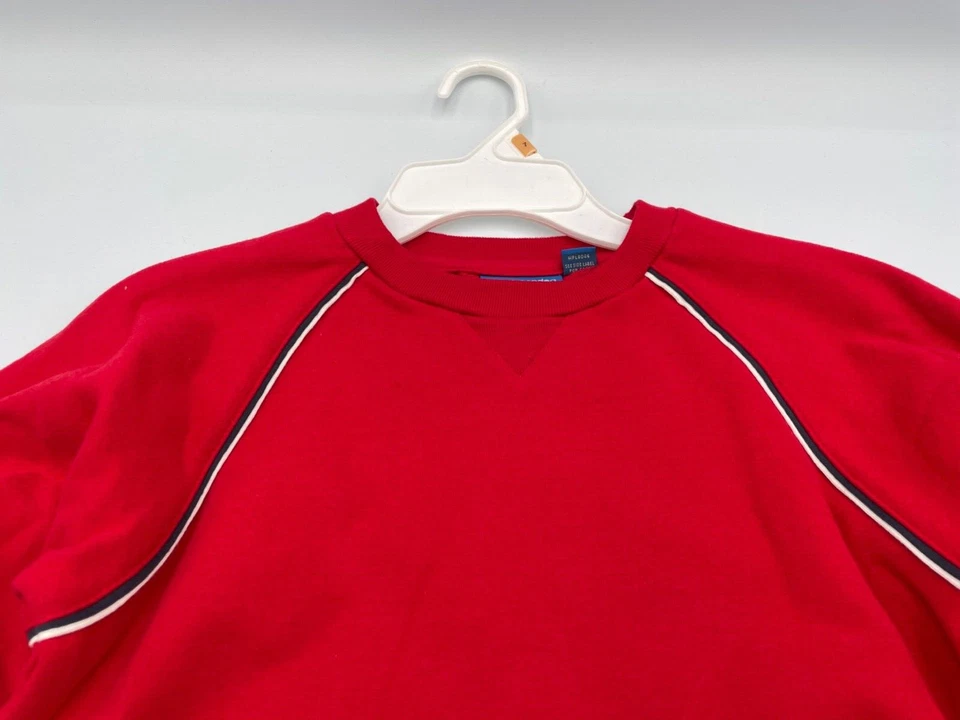 Moletom vintage masculino vermelho Greendog tamanho 7 47-52 lb. Novo com etiquetas  - Imagem 3 de 4