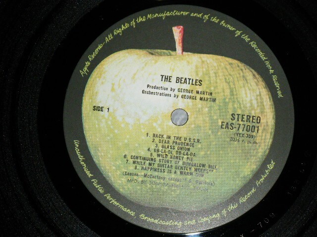 The BEATLES Japan EAS-77001・2 NM 2-LP+Poster+Pin-ups WHITE