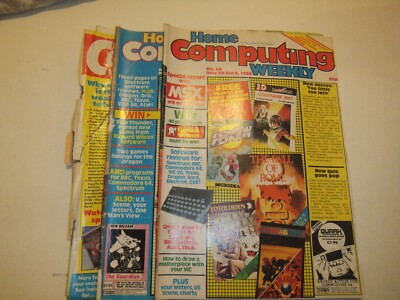 Home Computing Wochenausgaben x3 - - Vintage/Retro