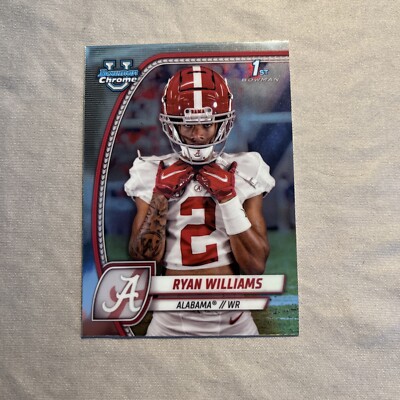2024 Bowman University U Chrome Ryan Williams Alabama Rookie