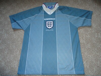 90 World Cup Authentic England National Team Soccer Football Shirt