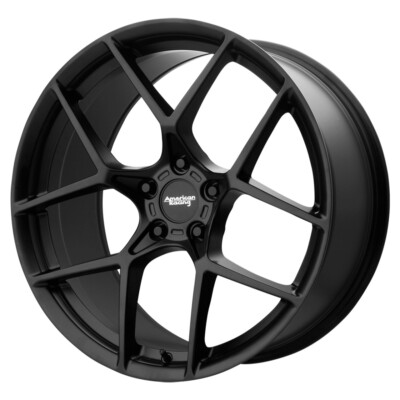 20x10.5 +45 American Racing AR924 Crossfire 5x4.5 Satin Black Wheels (Set of 4)