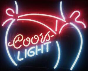 Coors Light Beer Bar Bikini Led Neon Light Sign Pub Man Cave Decor Sport Gift