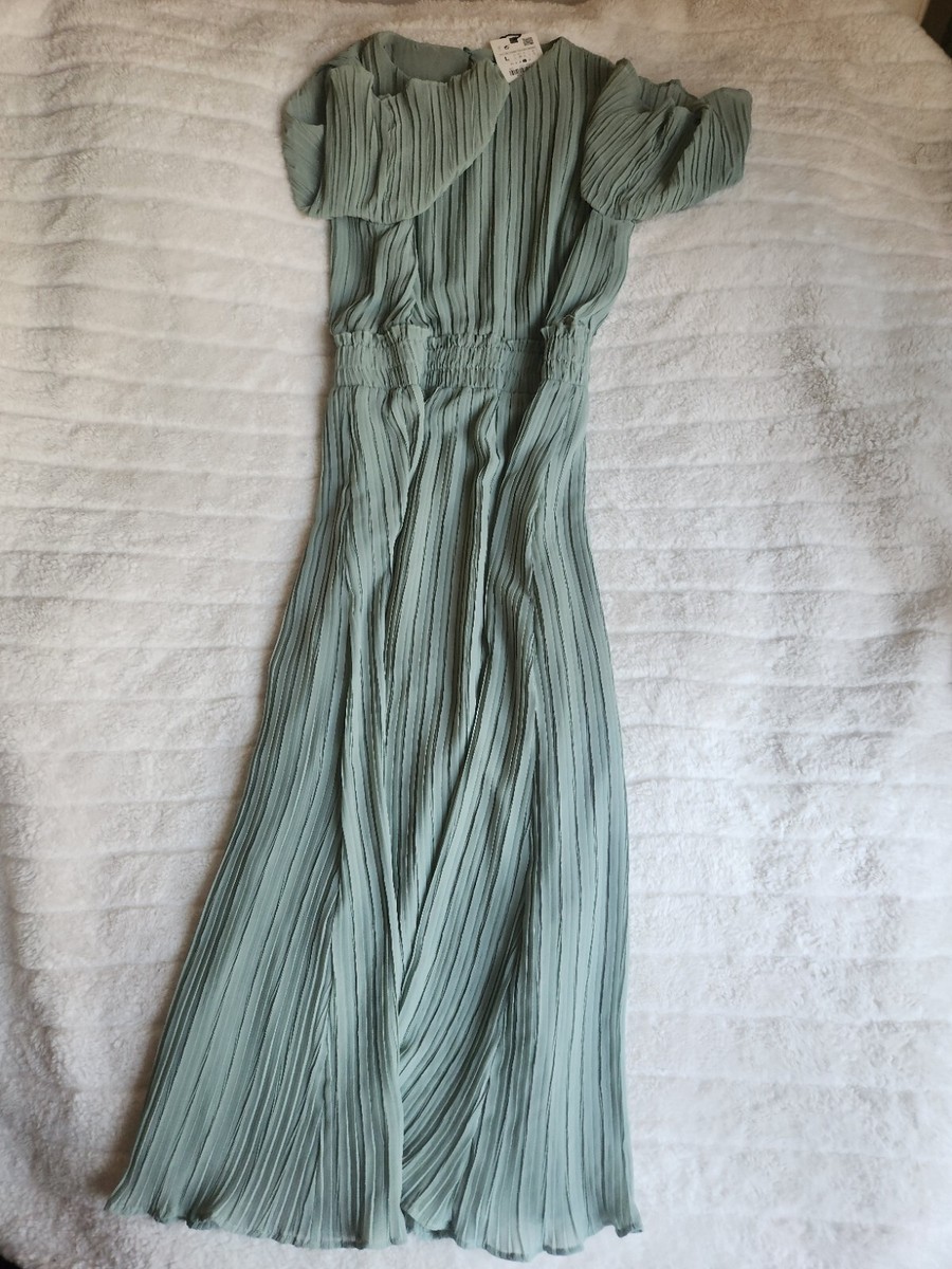open lace back dress Zara Mint Green Lace Maxi Dress with Side Slit  SilkRoll