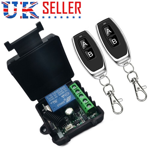 DC12V Relay Wireless Remote Control Switch Receiver Switch on/off RF ...