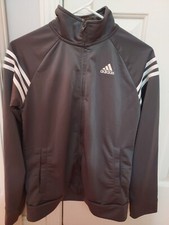 Adidas Gray Zip-Up Jacket Size Youth Large 14/16 - Used