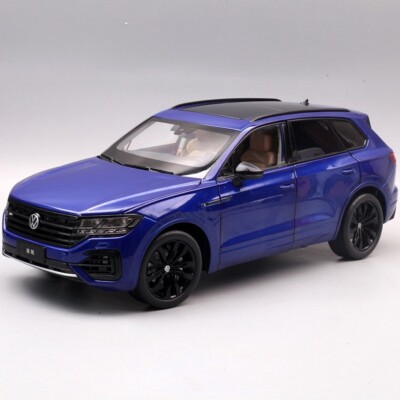 1/18 Scale VW Touareg SUV 2022 Blue Diecast Car Model Toy Gift NIB