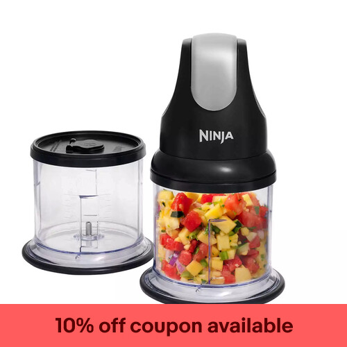 Ninja Professional Stackable Food Chopper [NJ1002UKBK] 200W Black, Red & Cream