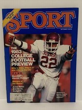 1983 September Sport Magazine The 1983 College Football Preview Marcus Dupree