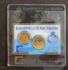 Coin 20 And 50 Cents San Marino 2003