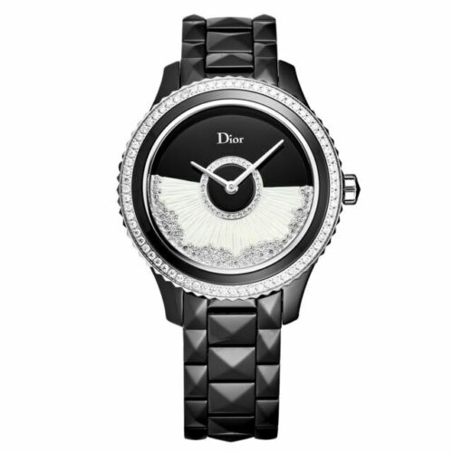 Dior Christal 33mm Steel Ceramic Diamond Black Dial Dior Christal 33mm Steel Ceramic Diamond Black Dial