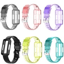 For Fitbit Inspire3 Smartwatch Strap Sport Silicone Replacement Wrist Watch Band