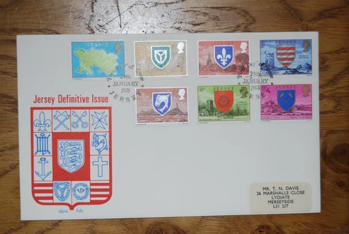 Jersey First Day Cover; January 1976; Definitive Issue