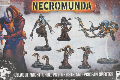 Necromunda Nacht-Ghul, Psy-Gheists Und Piscean Spektor Einzelhandel Bitz