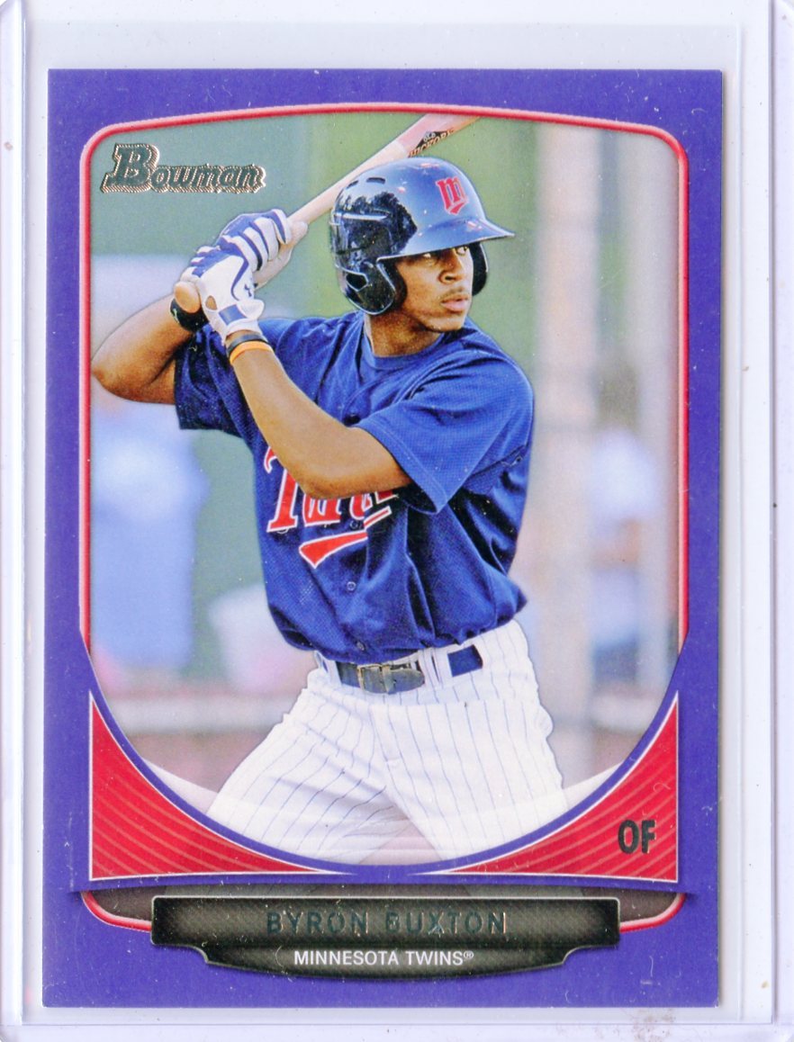 Refractor Baseball Card 2015 Bowman's Best Byron Buxton Rookie