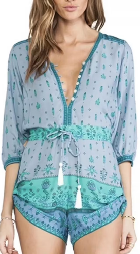 SPELL & Gypsy DESERT WANDERER PLAYSUIT DAWN - Size 10 - 5+ items free AU post - Picture 4 of 19
