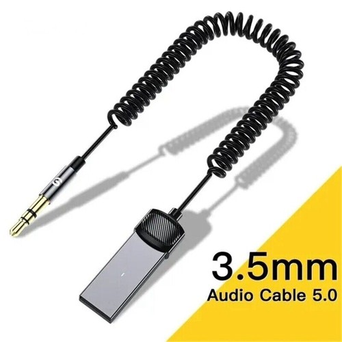 Bluetooth Car USB Wireless Handsfree USB To 3.5mm Jack Audio Dongle Aux Adapter - Zdjęcie 2 z 13