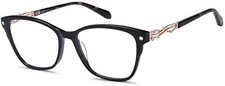 CAPRI OPTICS DICAPRIO DC361 BLACK EYEGLASSES/FRAME 54-16-140