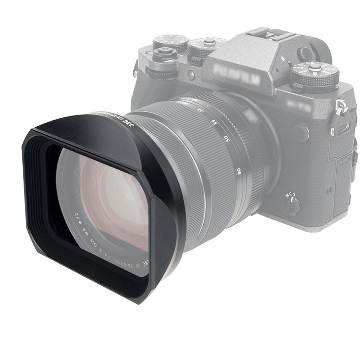 JJC Metal Hood +Cap +72mm Nano Filter for Fujifilm XF 16