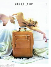 REKLAME WERBUNG 066 2006 Les bagages koffer Longchamp & Kate MOSS