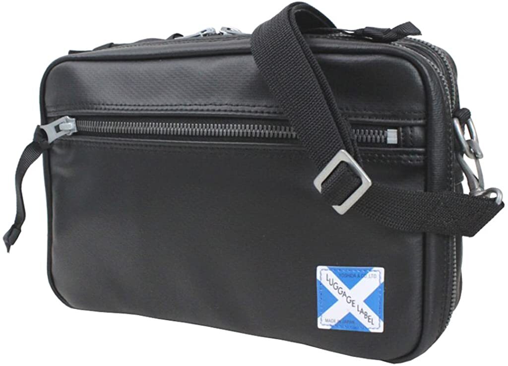 БАГАЖНАЯ ЭТИКЕТКА PORTER НОВАЯ СУМКА-ВКЛАДЫШ ЧЕРЕЗ ПЛЕЧО черная 960-09285 СДЕЛАНО В ЯПОНИИ