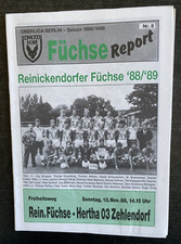 OL 88/89 Reinickendorfer F&uuml;chse - Hertha 03 Zehlendorf, 11.13.1988