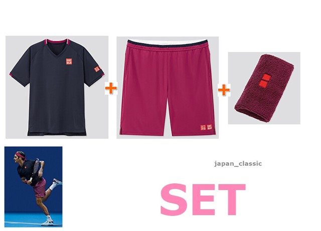 NEW!! UNIQLO × Roger Federer Tennis Game shirt 2019 US ...
