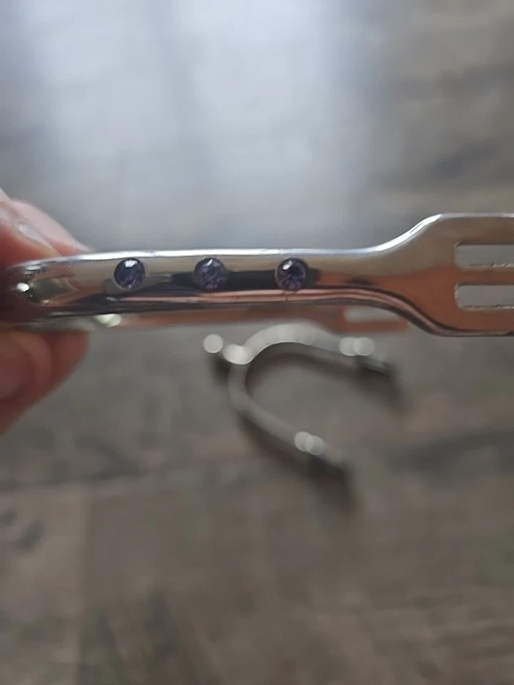 Riding Spurs With Crystals - Image 3 of 4