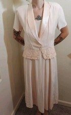 Vintage Wild Rose 2-piece Dress and Jacket Set, Size 10