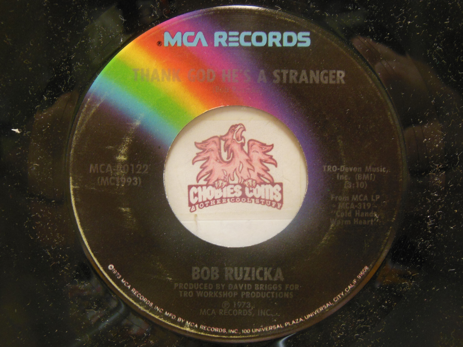 Bob Ruzicka – Thank God He's A Stranger / Cardboard Cowboy, 45 RPM VG+ ...