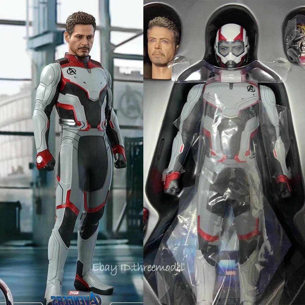 Hot Toys Avengers: Endgame end Game Movie Masterpiece Series MMS 537 MMS537 Tony Stark (Team Suit) Sixth Scale Collectible Figure : Toys & Games