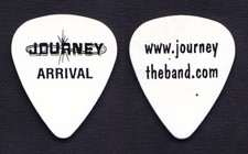 Journey White Guitar Pick - 2001 Arrival Tour
