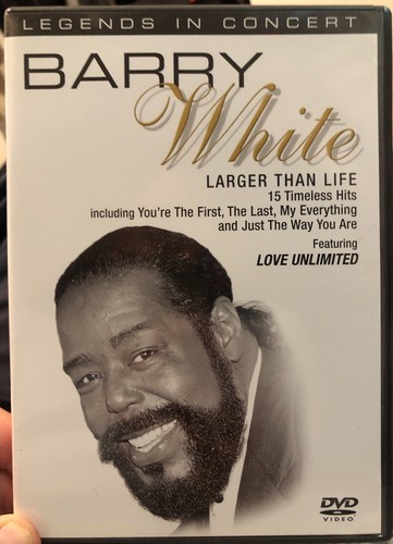 Barry White Larger Than Life 2005 Rare Deleted Soul Funk Disco Music Live DVD